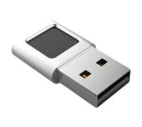 Wesafrae MóDulo de Lector de Dactilares USB Dispositivo EscáNer BioméTrico para PortáTiles con 10 Llave de Seguridad de PC Interfaz USB