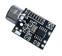 Wesafrae Módulo de Transmisión FM Mic Módulo de Captura Transceptor Inalámbrico FiM Mini Micrófono Inalámbrico Placa Base Mic