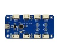 Wesafrae Módulo Serial USB Tipo C A TTL de 8 Vías CH344Q Módulo de Expansión de Puerto Serial Multicanal UART de 8 Canales