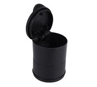 Wesafrae Negro Cigarrillos Auto de Extincion Cenicero portatil de viaje Coches Auto Sostenedor