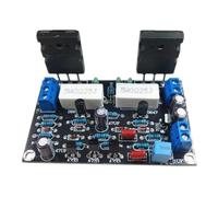 Wesafrae Placa Amplificadora de Audio Mono Hi-Fi de 100 W con Dos Chips 2SC5200 y 2SA1943, Doble Salida de 35 V CC, para Proyectos de Bricolaje con Altavoces de Cine en Casa.