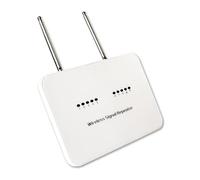 Wesafrae Repetidor de Señal Inalámbrica de 433 MHz, Amplificador de Transmisor para gsm PTSN WiFi, de Seguridad de Alarma Antirrobo para el Hogar, Cables, Enchufe de la UE