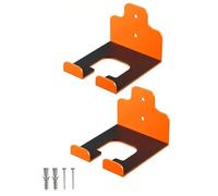 Wesafrae Soporte de Pared para Recortadoras con Tapete Antideslizante para Garaje, Organizador de Herramientas de Jardín para Desbrozadoras, Cortacéspedes y Cortasetos.