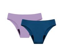 Wesaloes 2PCS Bikini Menstrual Mujer Baño Bañador Menstrual Niña Cómodas Bragas Trajes de Baño Menstruales Traje De Bikini Bañadores Flujo Abundante Tanga V-Shape Braga Braguitas (H 2PCS, S)