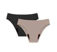 Wesaloes 2PCS Bikini Menstrual Mujer Baño Bañador Menstrual Niña Cómodas Bragas Trajes de Baño Menstruales Traje De Bikini Bañadores Flujo Abundante Tanga V-Shape Braga Braguitas (P 2PCS, XS)