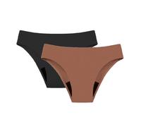 Wesaloes 2PCS Bikini Menstrual Mujer Baño Bañador Menstrual Niña Cómodas Bragas Trajes de Baño Menstruales Traje De Bikini Bañadores Flujo Abundante Tanga V-Shape Braga Braguitas (T 2PCS, XXXXL)