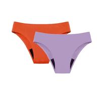 Wesaloes 2PCS Bikini Menstrual Mujer Baño Bañador Menstrual Niña Cómodas Bragas Trajes de Baño Menstruales Traje De Bikini Bañadores Flujo Abundante Tanga V-Shape Braga Braguitas (F 2PCS, S)
