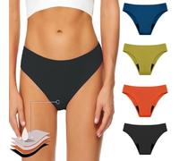 Wesaloes Bikini Menstrual Mujer Baño Bañador Menstrual Niña Cómodas Bragas Trajes de Baño Menstruales Bañador Traje De Bikini Bañadores Baño Flujo Abundante Tanga Bikini Menstrual Niña (Black, S)