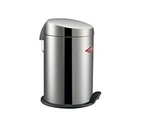 Wesco 121 214-41 - Cubo de Basura, Color Plateado