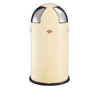 Wesco 175 861-23 - Cubo de la basura con 2 agujeros, 50 l, color crema