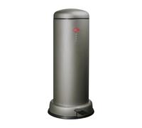 WESCO Big Baseboy - Cubo de basura en color grafito, chapa de acero pulverizado, 30 litros de volumen, amortiguador integrado, pie de metal con superficie de goma