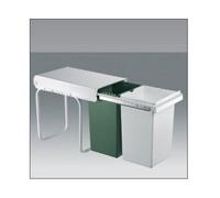 Wesco Doubleboy Original 2x15 Litros Cubo de Basura Separador Selección