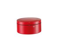 WESCO Lata Classic Line en color rojo, chapa de acero pulverizada, 4 litros de volumen, cierre hermético
