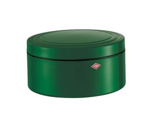 WESCO Lata para pastelería Classic Line en color verde oscuro, chapa de acero con recubrimiento en polvo, 4 litros de volumen, cierre hermético, edición especial de Navidad