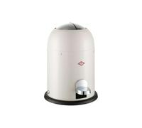 WESCO Mini Master - Cubo para cosméticos (chapa de acero pulverizada, 6 litros de volumen, inserto de plástico, pie de pisada)