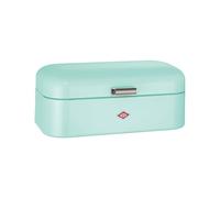 WESCO Panera Grandy en color menta, chapa de acero pulverizada, orificios de ventilación y mango estable