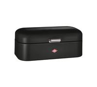 WESCO Panera Grandy en color negro mate, chapa de acero pulverizada, orificios de ventilación y mango estable