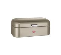 WESCO Panera Grandy en color plateado, chapa de acero pulverizada, orificios de ventilación y mango estable