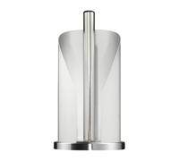 WESCO Portarrollos de Papel en Color Blanco de Acero Inoxidable y Chapa de Acero Lacado de Color, Base de Acero Inoxidable, para Rollos de Papel de Cocina estándar o 2-3 Rollos de Papel higiénico