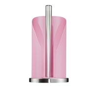 Wesco Portarrollos de Papel en Color Rosa de Acero Inoxidable y Chapa de Acero Lacado de Colores, Base Estable de Acero Inoxidable, para Rollos de Papel de Cocina estándar o 2-3 Rollos de Papel