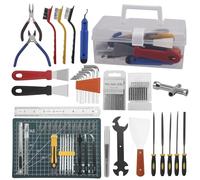 Wesditly 99 Piezas Juego de Herramientas básicas de modelador, Kit de Accesorios Impresora 3D de Herramientas con Kit de Limpiador de boquillas Desbarbador Herramientas de eliminación Calibrador