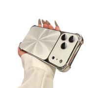 WESEECASE CD-Texture Case Cover for iPhone, Military - Grade Shockproof Protective Case, Quad-Corner Drop-Proof & Full Camera Protection for Iphone17/16/15/14pro MAX (White,15PRO MAX)