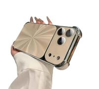 WESEECASE CD-Texture Case Cover for iPhone, Military - Grade Shockproof Protective Case, Quad-Corner Drop-Proof & Full Camera Protection for Iphone17/16/15/14pro MAX (Gold,14PRO)