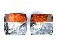 WESEM 2x Luces intermitentes de posición tractor remolque vehículos clásicos luz intermitente universal SET