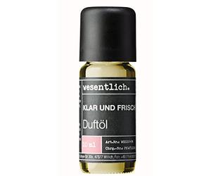 wesentlich. - Aceite aromático transparente y fresco, para quemador y difusor, 10 ml