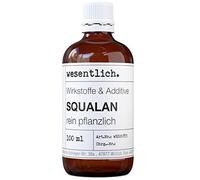 wesentlich. Aceite de escualano, 100 ml, cuidado puro para la cara y el cuerpo, ingrediente activo eficaz en crema, suero o limpiador