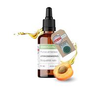 wesentlich. Aceite de semilla de albaricoque orgánico de 50 ml con pipeta | Aceite facial suave para pieles sensibles | Aceite 100% puro | Prensado en frío y vegano