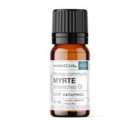 wesentlich. Aceite esencial de mirto, 100% natural, para aromaterapia, lámpara de fragancia y difusor, botella de cristal (10 ml)