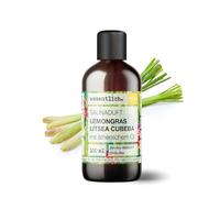 wesentlich. Infusión para sauna de limongrass Litsea Cubeba, intensa sauna con aceites esenciales 100% naturales, botella de cristal marrón de 100 ml