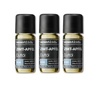wesentlich. Juego de aceites aromáticos, composiciones aromáticas armoniosas para quemadores, difusores y velas, juego de 3 unidades de canela y manzana