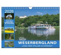 WESERBERGLAND - Land der stillen Schönheit (Wandkalender 2026 DIN A4 quer), CALVENDO Monatskalender: Eine Reise am Fluss der Märchen