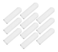 WESIEVYA 10 Piezas Tapas para Pajitas de Vidrio Transparentes Reutilizables, Decorativos y Funcionales para Pajitas Diámetro de 8mm, Ideales para Bebidas y Cócteles