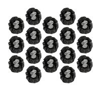 WESIEVYA 100 fundas desechables para micrófono de tela no tejida - Protector de micrófono a prueba de humedad para KTV, podcast, oratoria - Filtros antiviento y antipop para, color negro