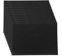 WESIEVYA 100 Hojas Cubiertas de Encuadernación de Documentos A4, Papel, 100 Hojas, Negro, Protectores de Hojas para Carpeta, para Oficina, Escuela y Contratos