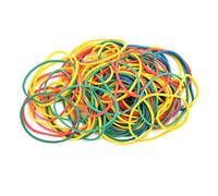 WESIEVYA 100 Piezas de Bandas Elásticas Redondas de Goma Negra, Flexibles y Elásticas, Accesorios Esenciales para Suministros de Maquinaria de Tatuajes