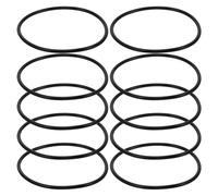 WESIEVYA 100 Pulseras de Silicona Negras, Pulseras Elásticas Redondas de 2,5 Mm, Gomas Pelo para Mujer y Niña, Accesorios para Fiestas y Regalos, Paquete de 1 Set