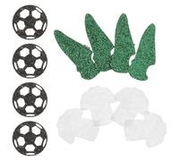 WESIEVYA 100 Unidades Confeti Forma de Balón de Fútbol para Decoración de Mesa, Suministros para Fiestas de Fútbol, Adecuado para Cumpleaños y Celebraciones Deportivas, Decoración Temática