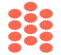 WESIEVYA 120 Etiquetas de Precio de Papel Fluorescente Naranja, Fáciles de Escribir No se Desvanecen, Ideales para Actividades en Grandes Locales Comerciales y Supermercados