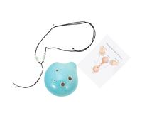 WESIEVYA 1juego Ocarina Cerámica De Huecos Para Instrumento Musical Portátil Para Principiantes Ocarina De Práctica De Sonido Hermoso y Uniforme Para Aprendizaje Musical