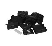 WESIEVYA 1juego Organizador De Multiusos con Cubo De Aseo Set para Ropa y Accesorios Diseño Plegable y Almacenamiento para Maletas