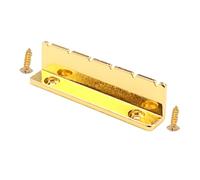 WESIEVYA 1juego Shaped Guitar Nut Metal String Support for Acoustic and Electric Guitars Easy to Install