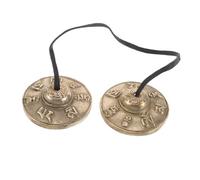 WESIEVYA 1par Tingsha y Campanas De Percusión Hechas Mano Instrumento Para Mindfulness y Educación Musical