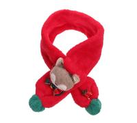 WESIEVYA 1pieza Bufanda Infantil De Navidad Diseño De Bufanda Cálida y Suave Para Niño Niña Accesorio Para Invierno y Celebraciones Navideñas