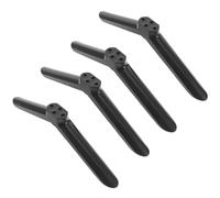 WESIEVYA 2 Pares de Patas de Pedestal para TV con Tornillos de Montaje, Patas de Pedestal Antideslizantes para Monitor de 40 Pulgadas o Pantalla de Smart TV, Soporte de Repuesto para Escritorio