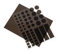 WESIEVYA 2 Pegatinas de Atenuación de Luz LED Negras de Papel Alta e Bloqueo para Dispositivos Electrónicos y Experiencia de Cine en Casa