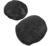 WESIEVYA 2 Piezas Relleno de Cabello para Recogidos, Extensión de Moño Tipo Postizo, Conjunto de Moños Falso Grande y Pequeño para Peinados Boda y Fiesta, Pelo Liso para Mujer y Niña